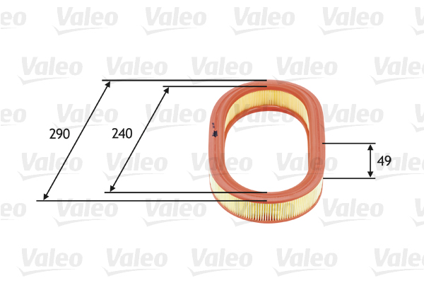 VALEO Levegőszűrő 585640_VALEO