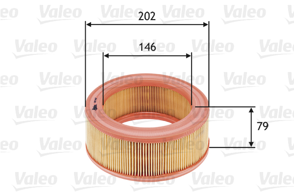 VALEO Levegőszűrő 585642_VALEO