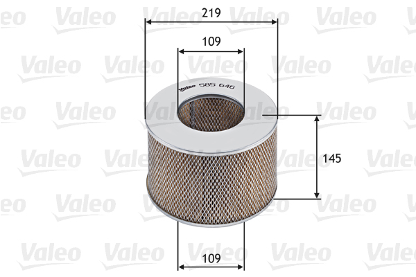 VALEO 585646_VALEO Levegőszűrő