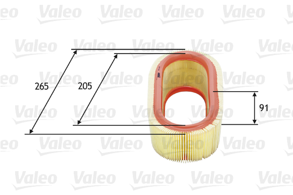 VALEO Levegőszűrő 585647_VALEO