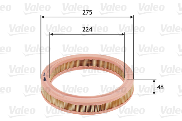 VALEO Levegőszűrő 585657_VALEO