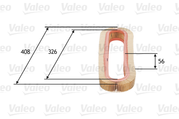 VALEO Levegőszűrő 585667_VALEO