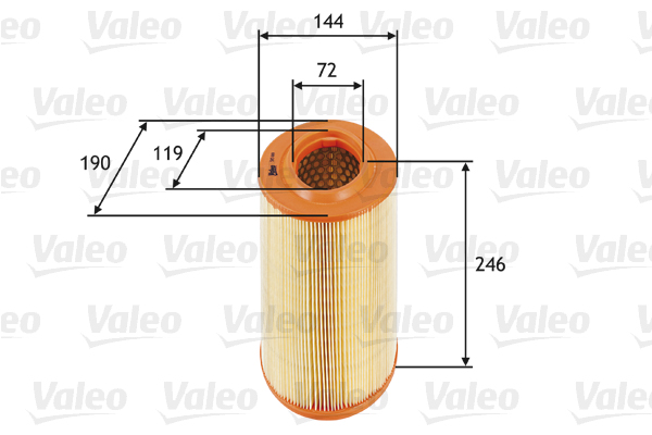 VALEO Levegőszűrő 585669_VALEO