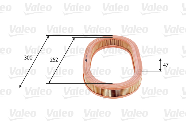 VALEO Levegőszűrő 585674_VALEO