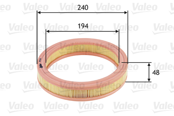 VALEO Levegőszűrő 585691_VALEO