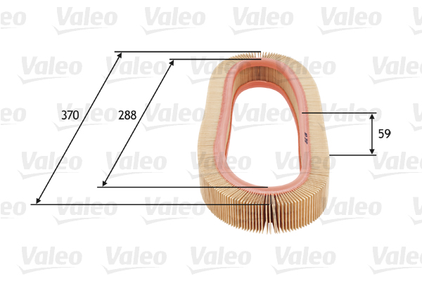 VALEO Levegőszűrő 585693_VALEO