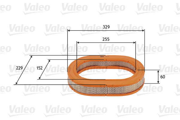 VALEO Levegőszűrő 585723_VALEO