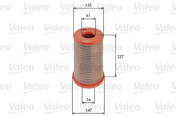 VALEO Levegőszűrő 585738_VALEO