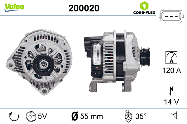 VALEO Generátor 200020_VALEO