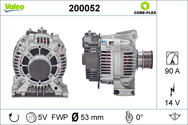 VALEO 200052_VALEO Generátor