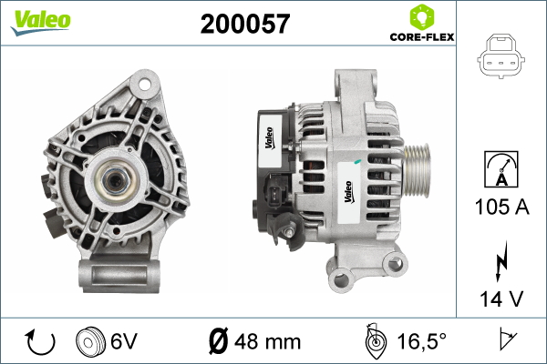 VALEO Generátor 200057_VALEO