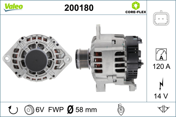 VALEO Generátor 200180_VALEO