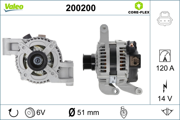 VALEO Generátor 200200_VALEO