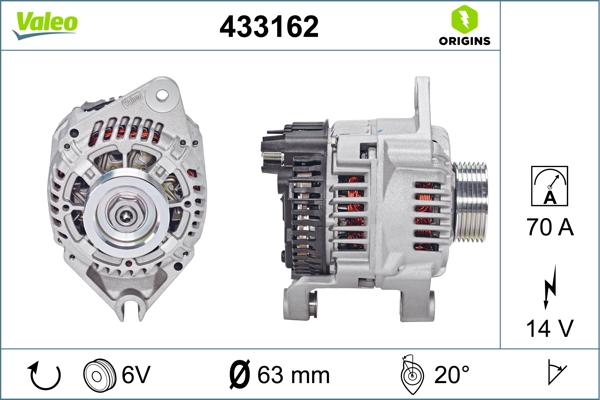 VALEO Generátor 433162_VALEO