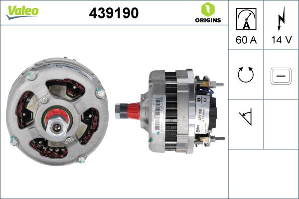 VALEO Generátor 439190_VALEO