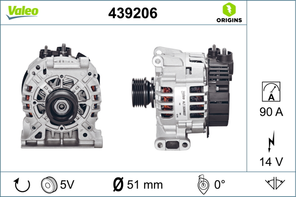 VALEO Generátor 439206_VALEO