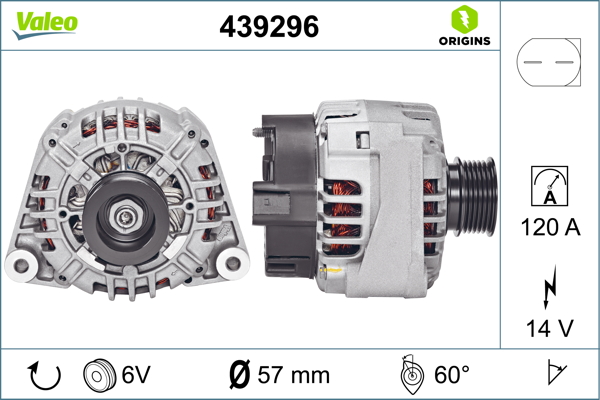 VALEO Generátor 439296_VALEO