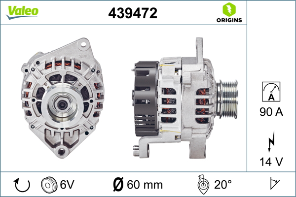 VALEO Generátor 439472_VALEO