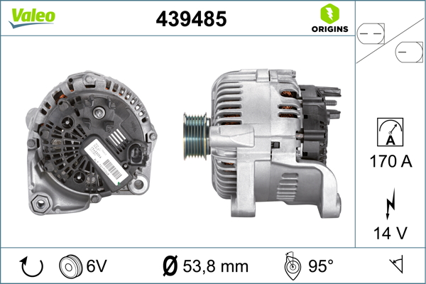 VALEO Generátor 439485_VALEO