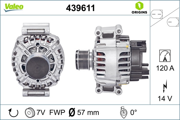 VALEO Generátor 439611_VALEO