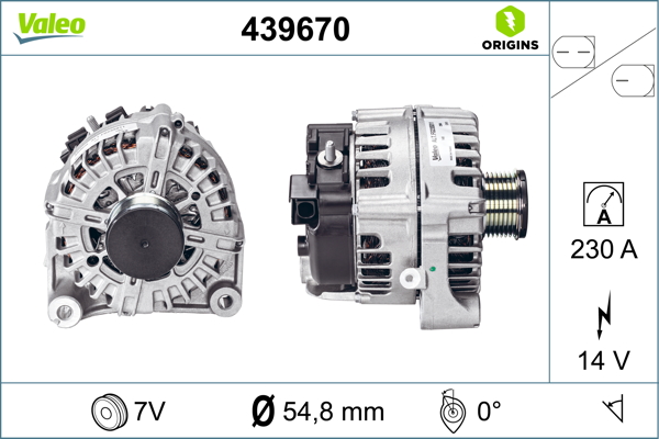 VALEO Generátor 439670_VALEO