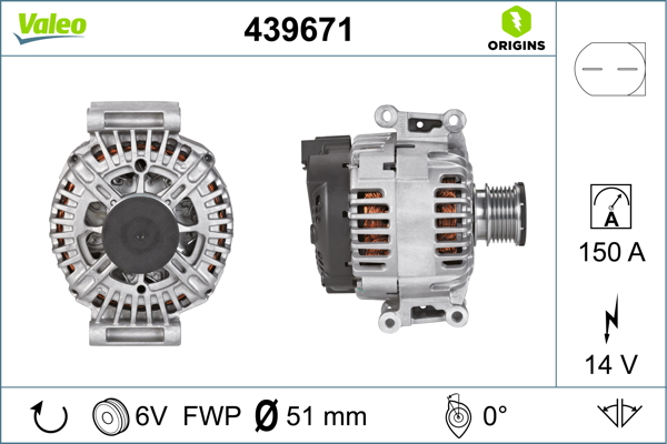 VALEO Generátor 439671_VALEO