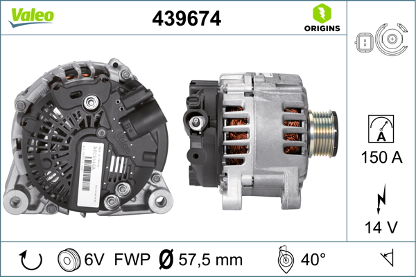 VALEO Generátor 439674_VALEO