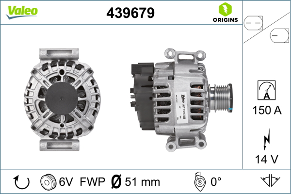 VALEO Generátor 439679_VALEO