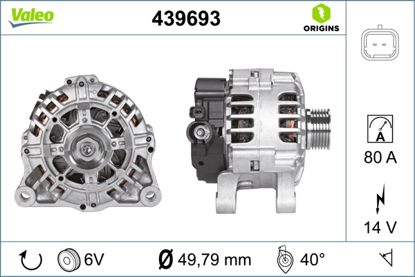 VALEO Generátor 439693_VALEO