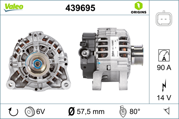 VALEO Generátor 439695_VALEO