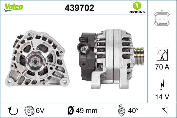 VALEO Generátor 439702_VALEO