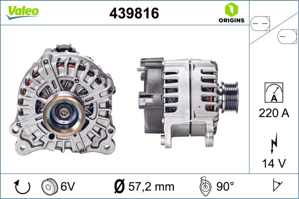 VALEO Generátor 439816_VALEO