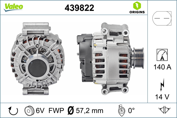 VALEO Generátor 439822_VALEO