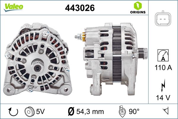 VALEO Generátor 443026_VALEO