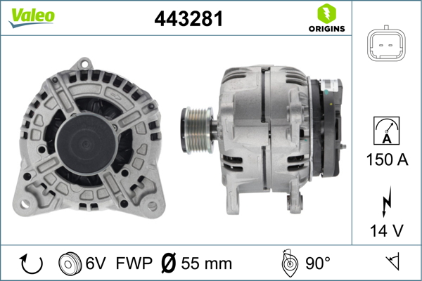 VALEO Generátor 443281_VALEO