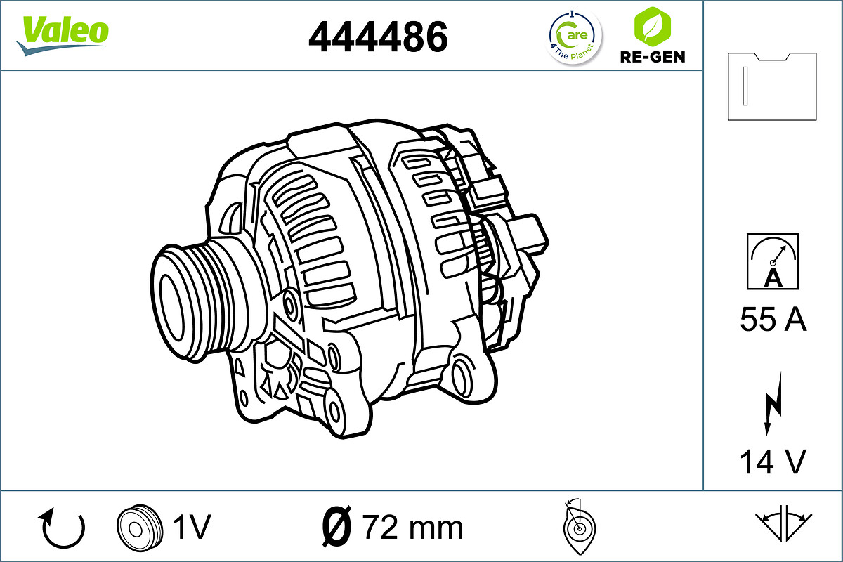 VALEO Generátor 444486_VALEO