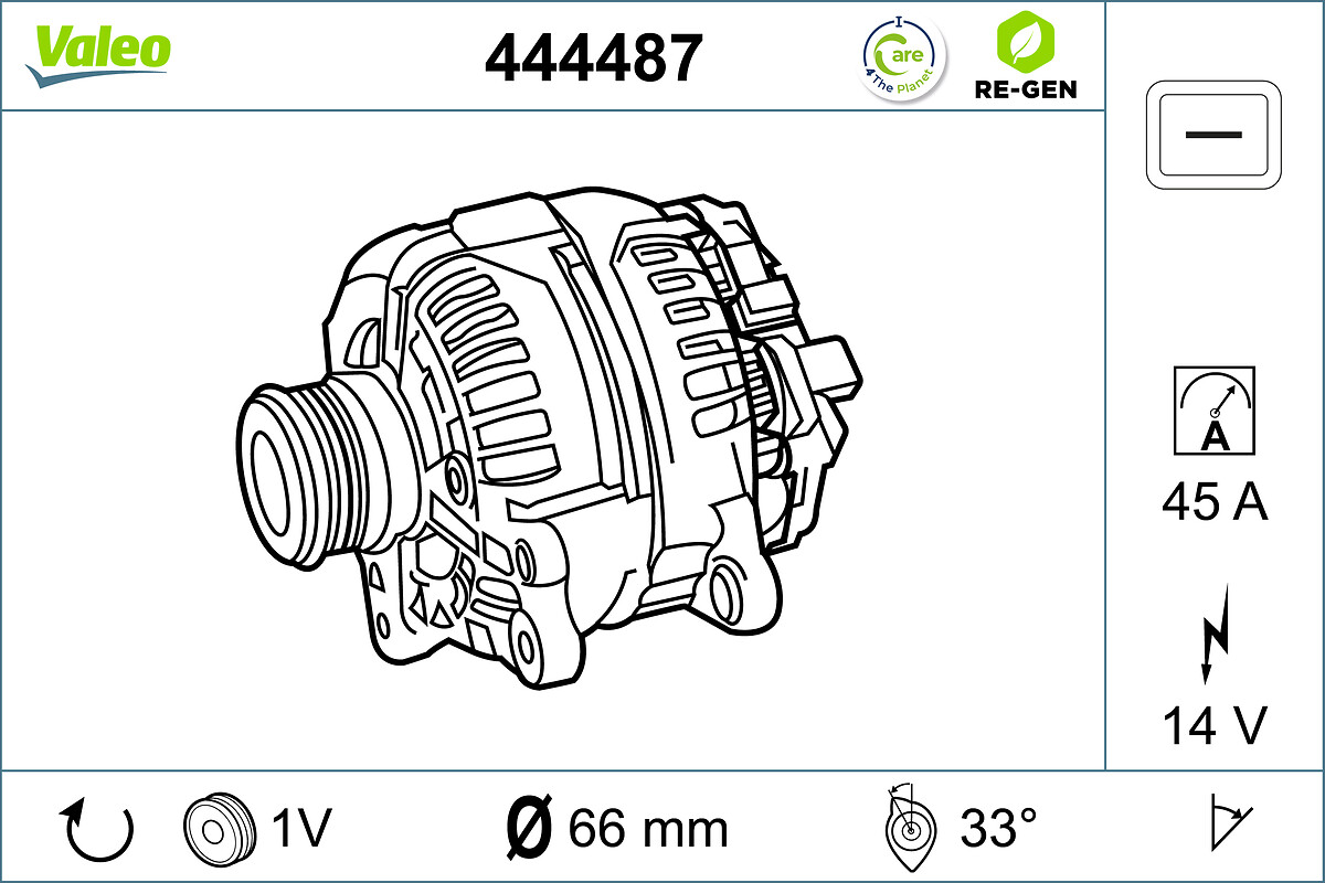 VALEO Generátor 444487_VALEO