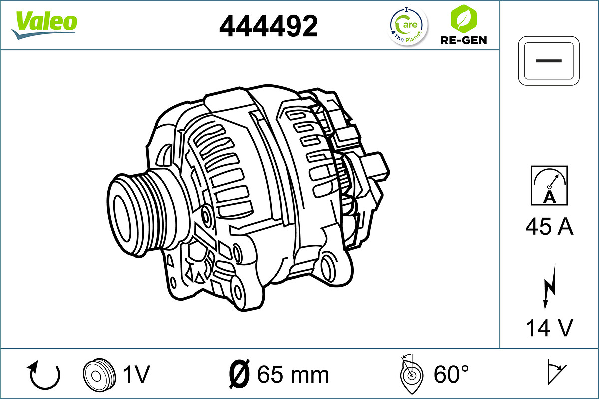 VALEO Generátor 444492_VALEO