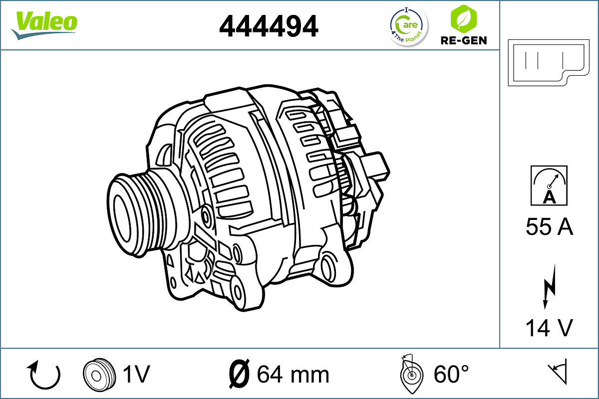 VALEO Generátor 444494_VALEO