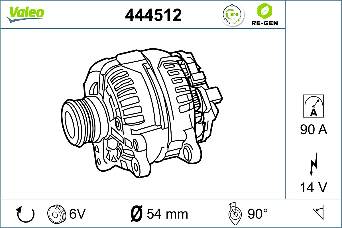 VALEO Generátor 444512_VALEO