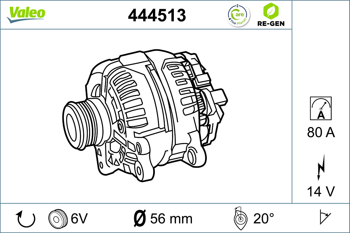 VALEO Generátor 444513_VALEO