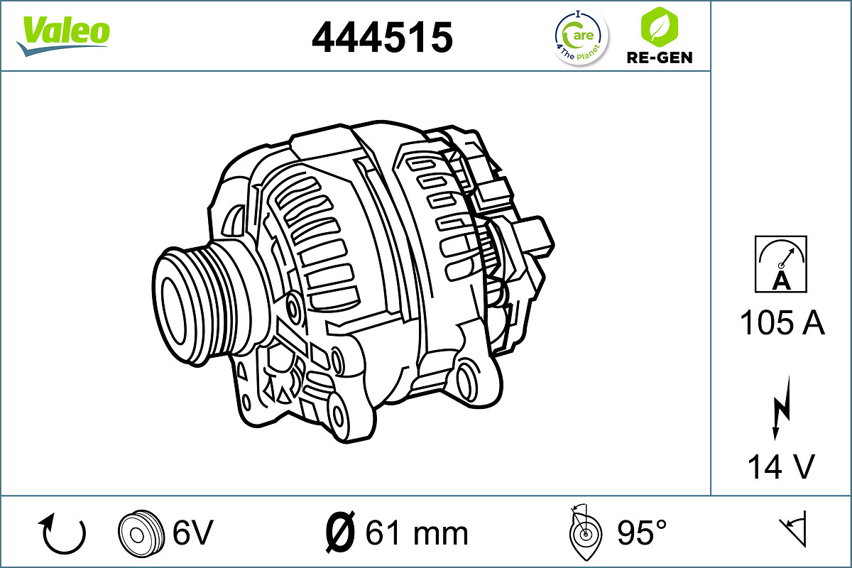 VALEO Generátor 444515_VALEO