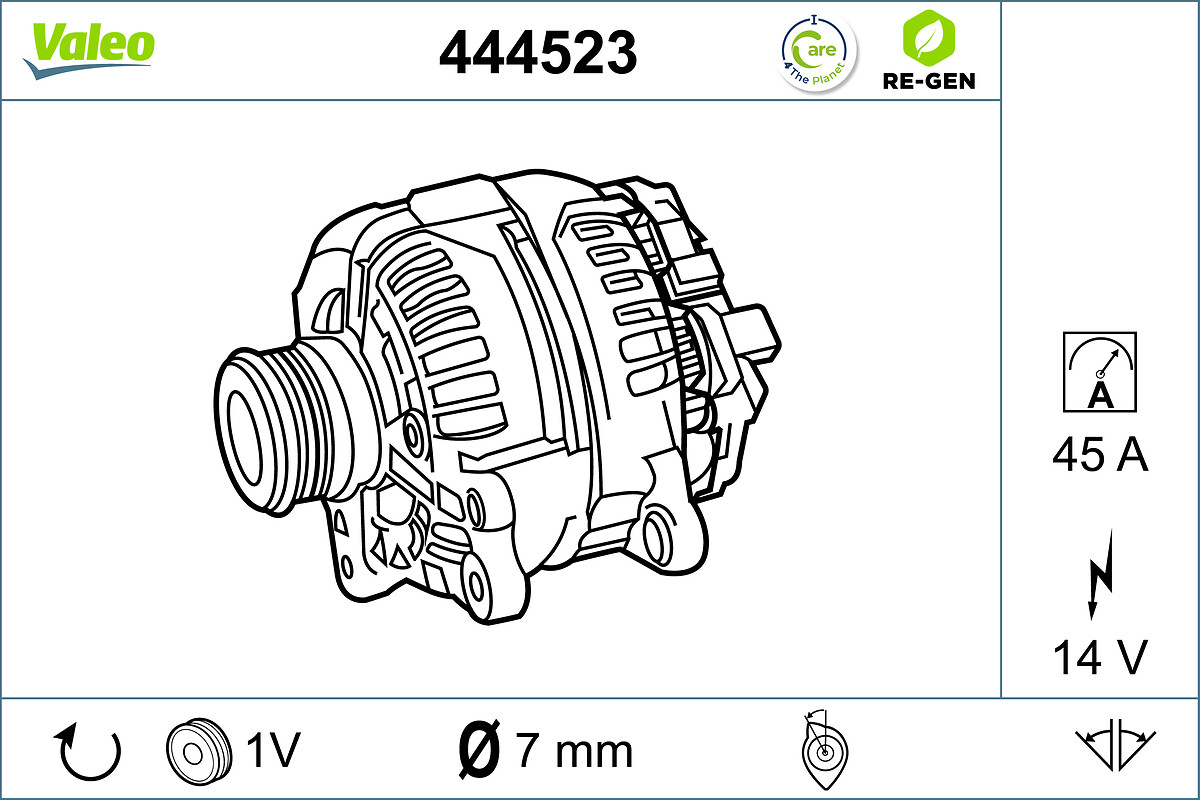 VALEO Generátor 444523_VALEO