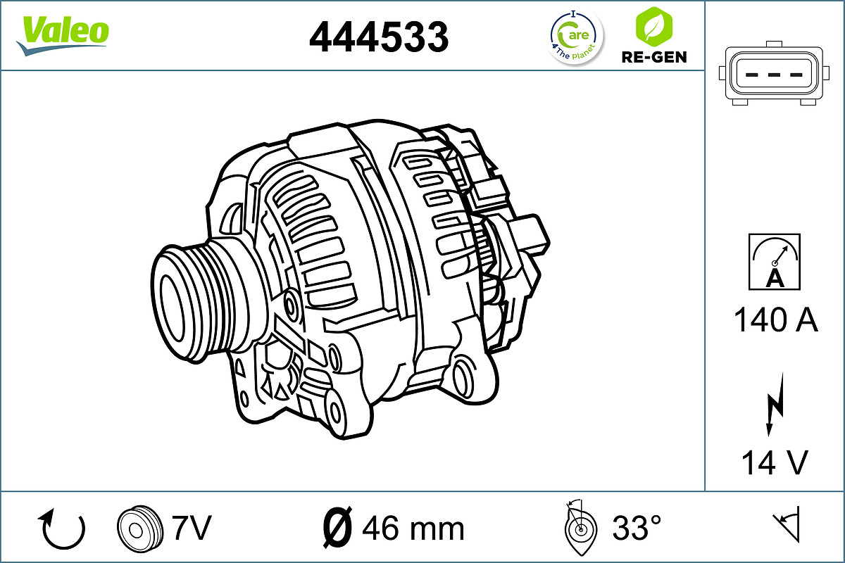 VALEO Generátor 444533_VALEO