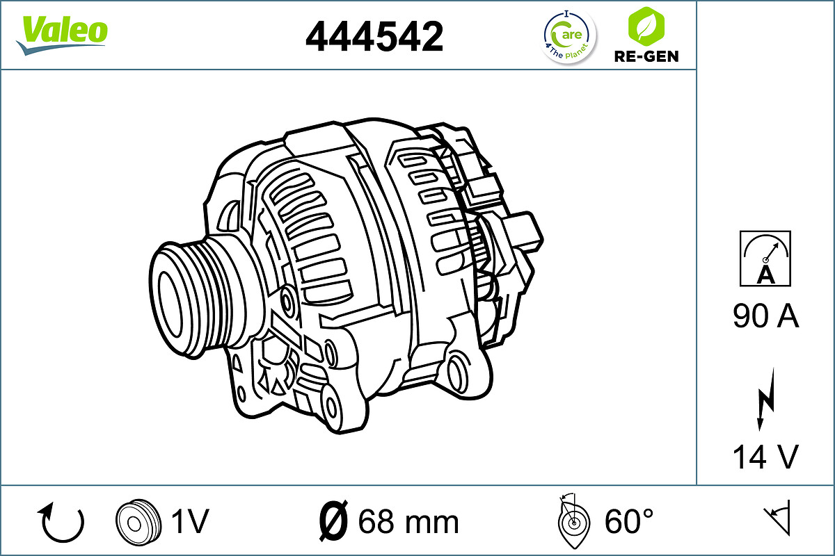 VALEO Generátor 444542_VALEO