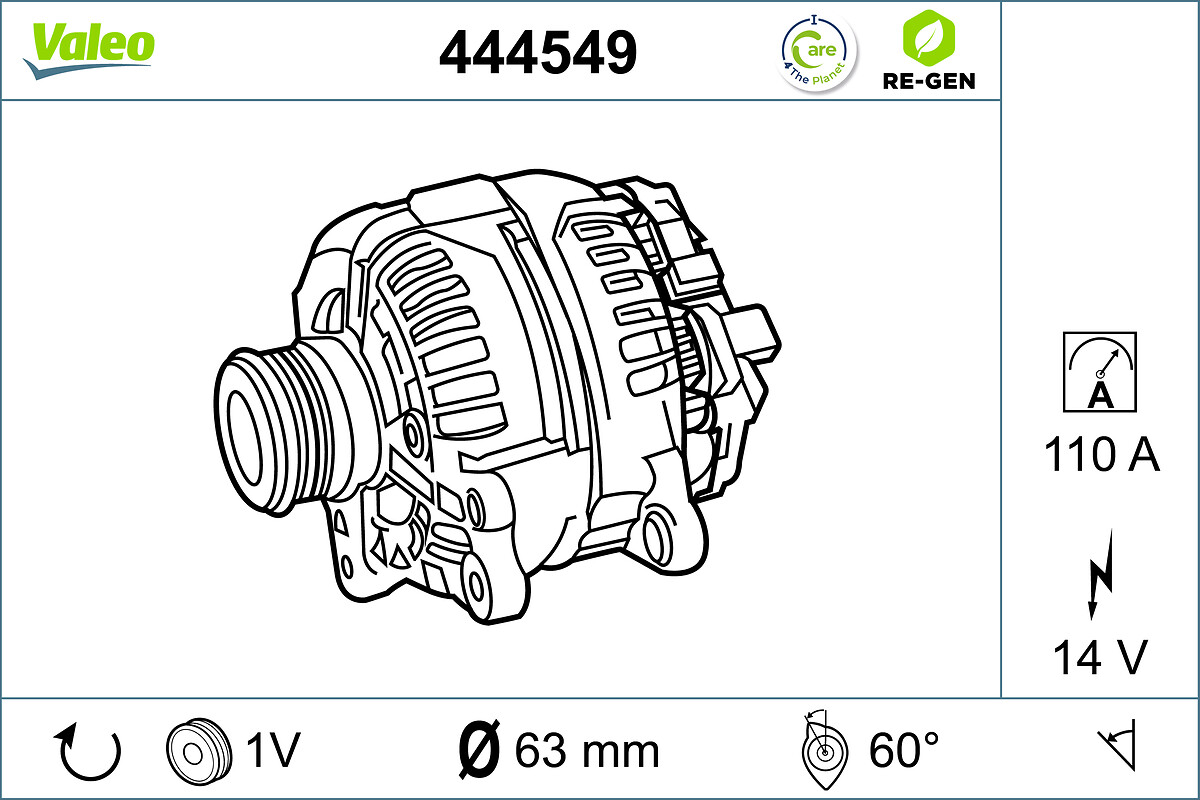 VALEO Generátor 444549_VALEO