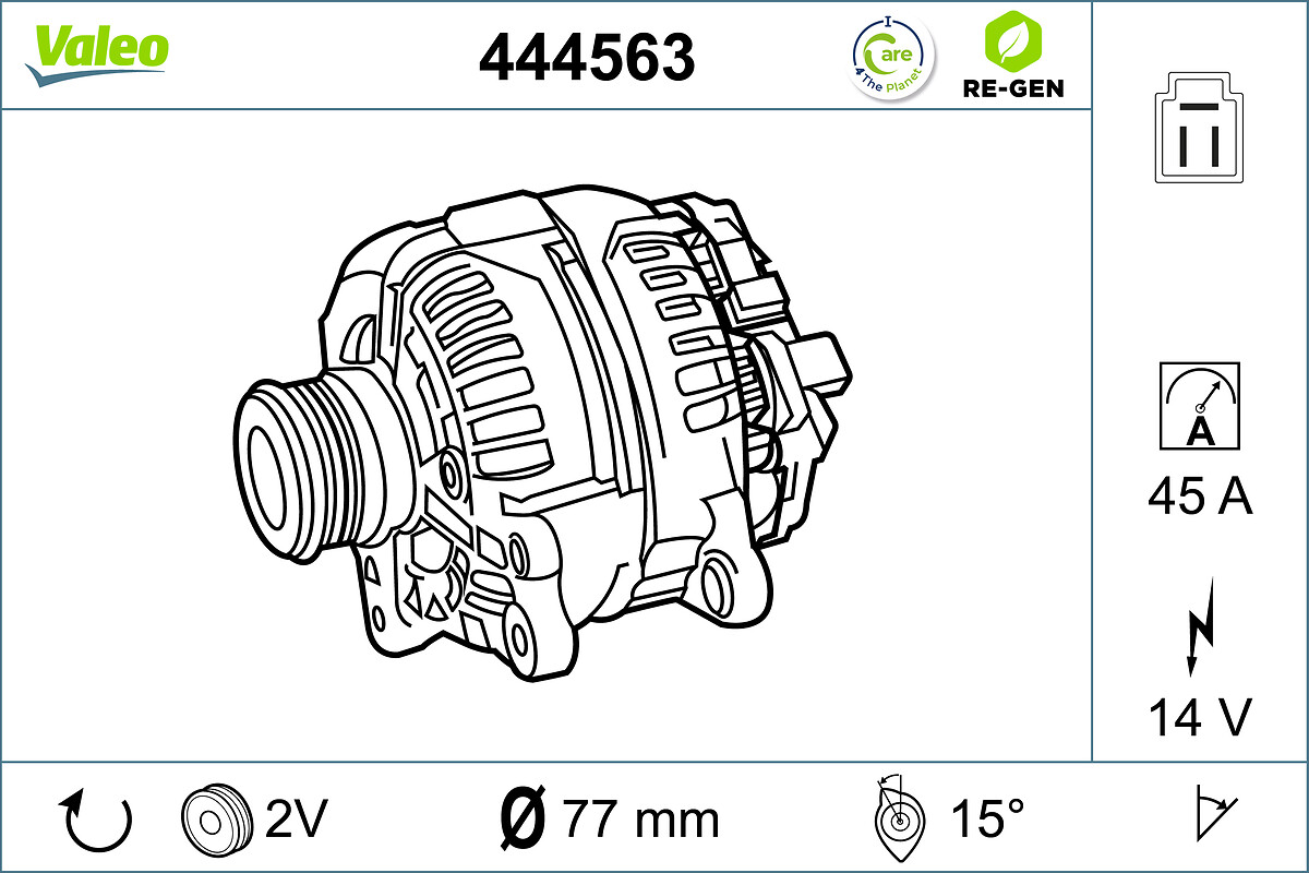 VALEO Generátor 444563_VALEO