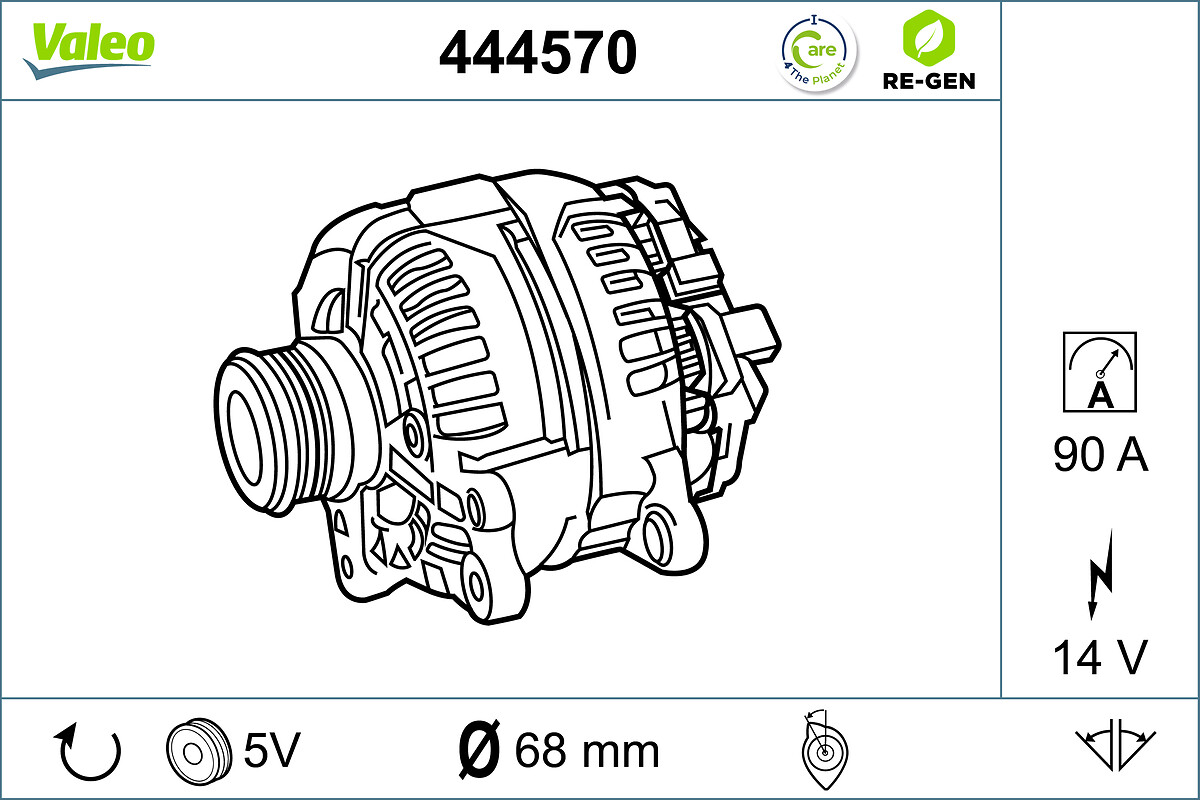 VALEO Generátor 444570_VALEO