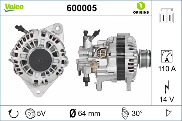 VALEO Generátor 600005_VALEO