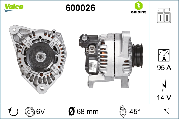 VALEO Generátor 600026_VALEO